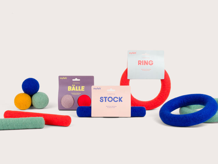 Matten hondenspeeltje - stok