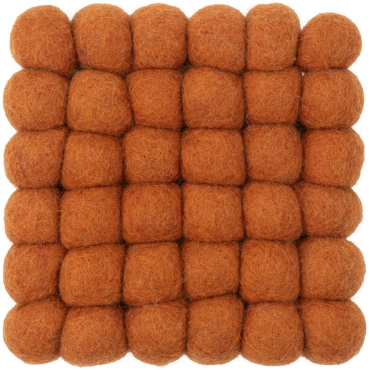 Afra Muster quadratisch Filzkugel